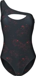 Asymmetric Swimsuit, Black Premium by EMP, Costume da bagno