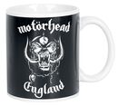 England, Motörhead, Tazza
