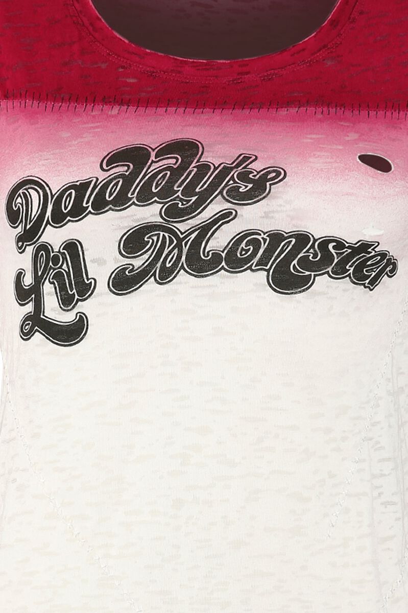 Harley Quinn Daddy's Little Monster Suicide Squad Maglia