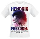 Atlanta Pop Splatter, Jimi Hendrix, T-Shirt