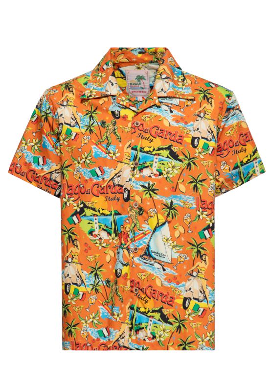 Lake Garda Tropical Hawaiian Style Shirt