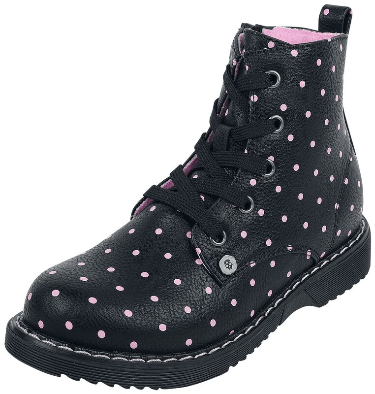 Kids' Boots with Polka Dot Print