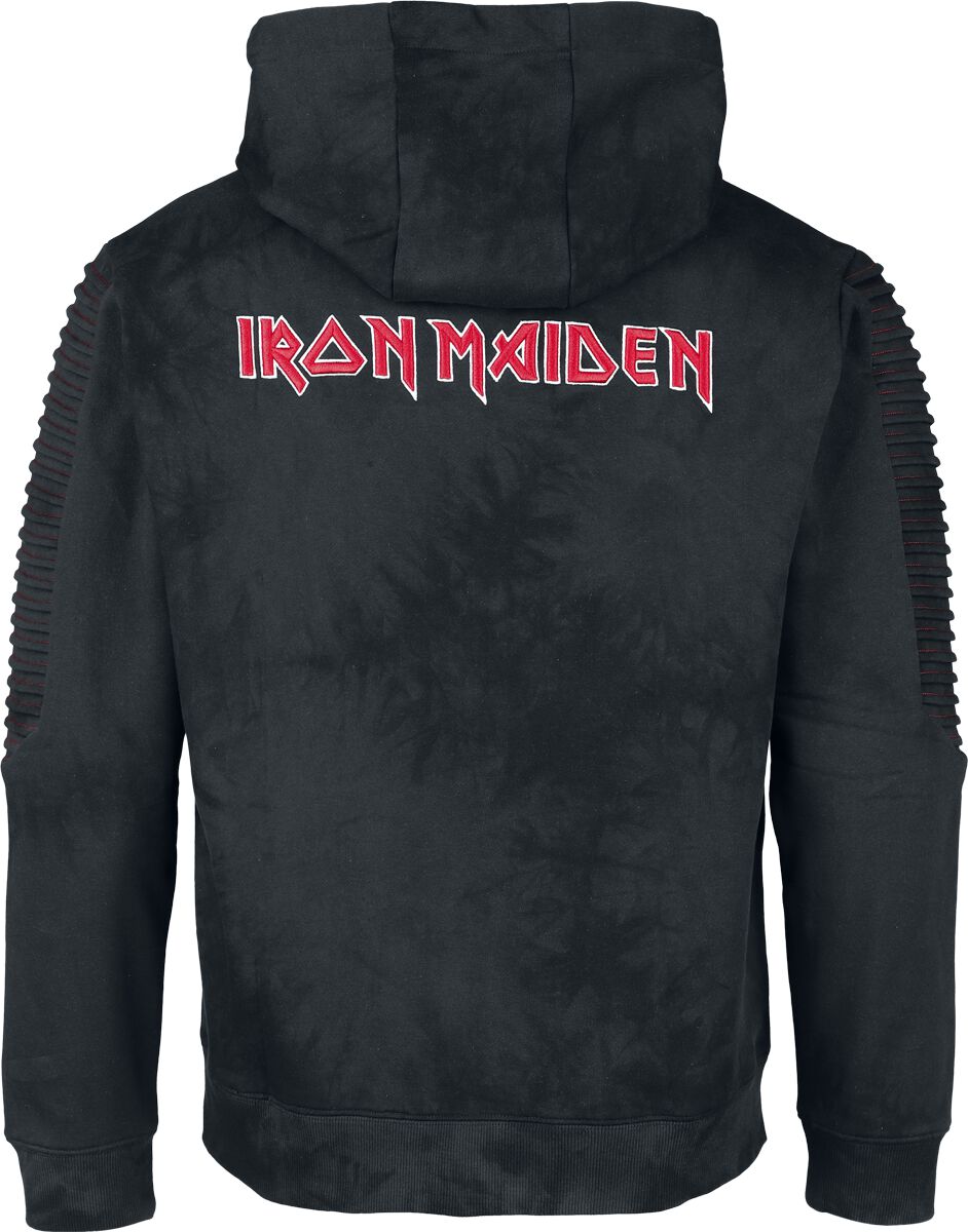 Felpa Con Cerniera Iron Maiden Fear Of The Dark, Nera, Regular Fit, Uomo