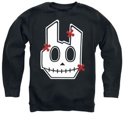 Kids’ jumper with skull rock hand, EMP Stage Collection, Felpa