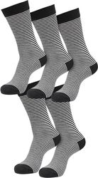 Fine Stripe Socks 3-pack, Urban Classics, Calzini