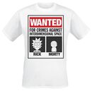 Wanted, Rick And Morty, T-Shirt