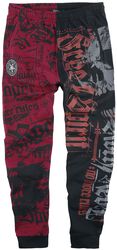 Joggers with All Over Print, Rock Rebel by EMP, Pantaloni tuta