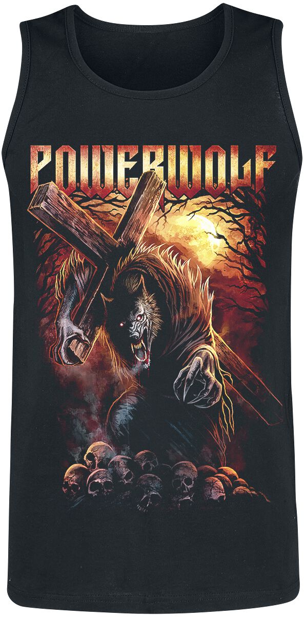 Powerwolf Stonewolf Uomo T-Shirt Nero Regular