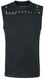 Studded Strap Tank Top, Gothicana by EMP, Canotta