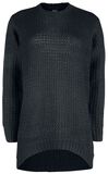 Black Knitted Jumper, RED by EMP, Maglione