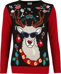 Reindeer With Sunglasses, Ugly Christmas Sweater, Christmas jumper