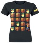 Apples and Boxes, Crash Bandicoot, T-Shirt