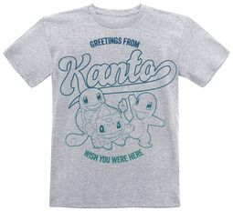 Kids - Greetings From Kanto, Pokémon, T-Shirt