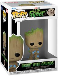 I am Groot - Groot with Grunds vinyl figurine no. 1194, Guardiani della Galassia, Funko Pop!