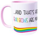 ... and that's how rainbows are made, Unicorno, Tazza