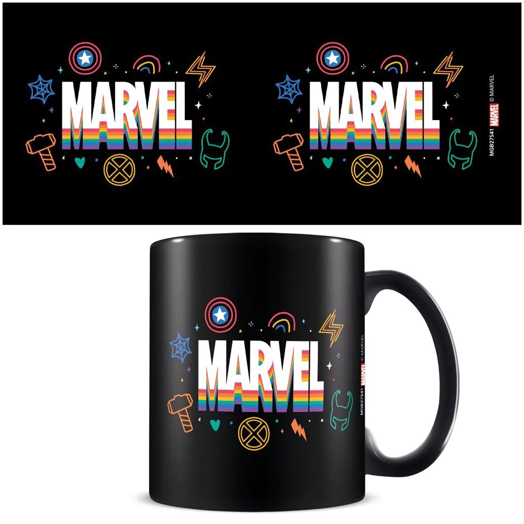 Tazza di Marvel - Logo - Pride - Unisex - Nero