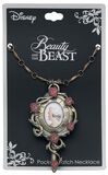 Mirror Pocket Watch, La Bella e la Bestia, Collana con orologio