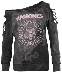 Pink Logo, Ramones, Felpa