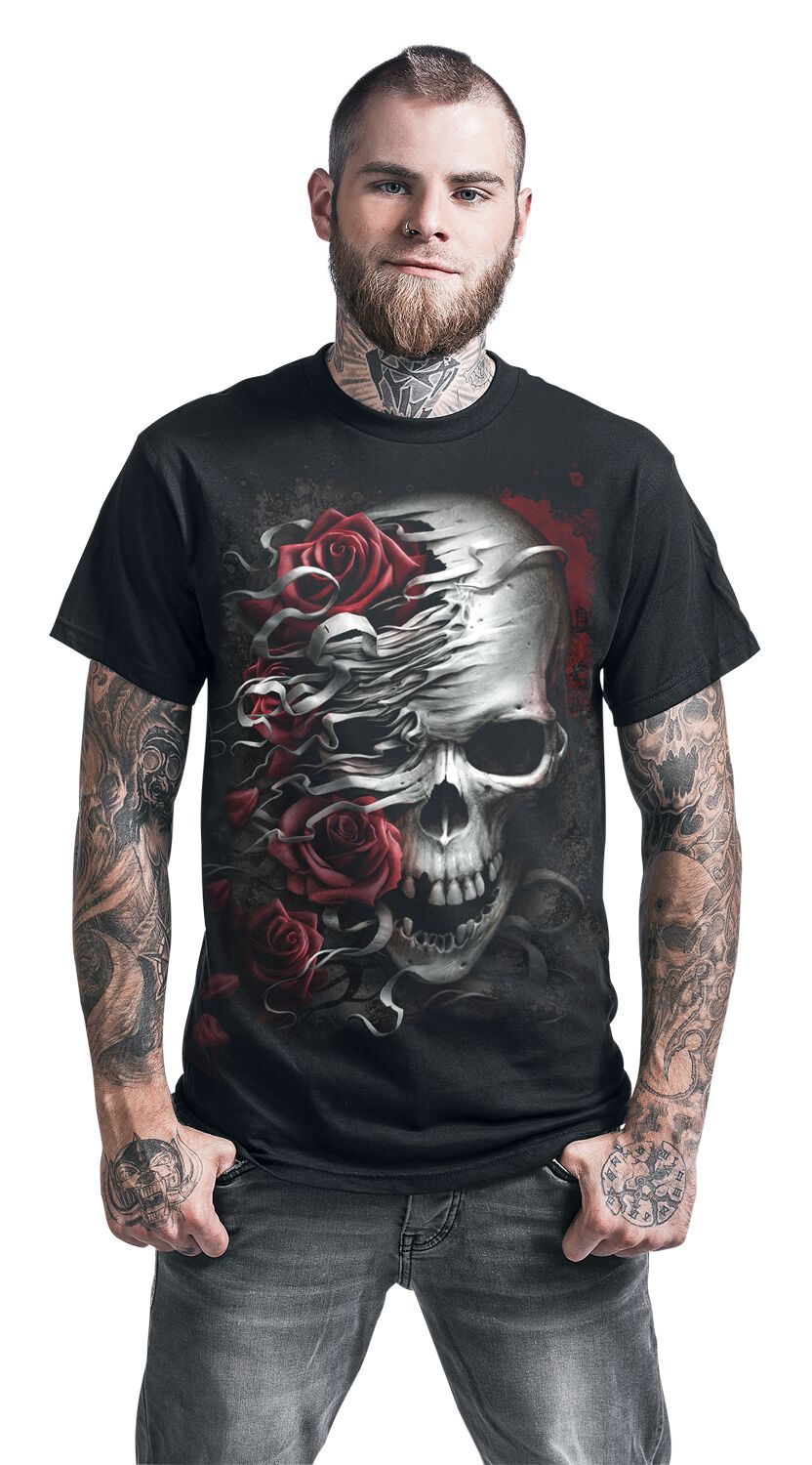 T-shirt stampata 'Guns N' Roses' - Nero - Taglie forti - Uomo - 10.40