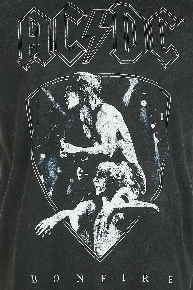 ACDC AC/dc Bonfire, T-Shirt Uomo, Nero (Black Black), Small : Ac, Dc