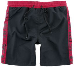 Swimshorts with Print, RED by EMP, Bermuda