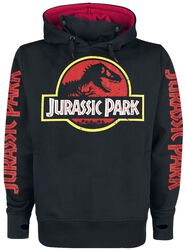 Logo, Jurassic Park, Felpa con cappuccio