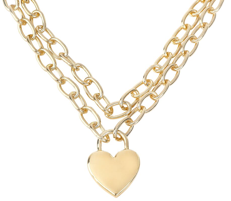 Heart padlock necklace
