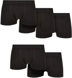 Set of five solid organic cotton boxer shorts, Urban Classics, Boxer