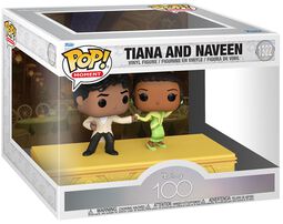 Disney 100 - Tiana and Naveen (POP! Moment) vinyl figure 1322, The Princess and the Frog, Funko Pop!