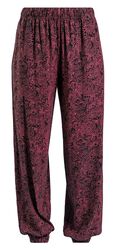 Trousers with allover-print, RED by EMP, Pantaloni
