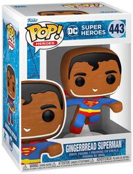 DC Christmas - Gingerbread Superman vinyl figurine no. 443, Superman, Funko Pop!