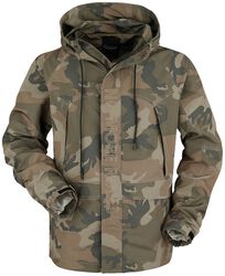Camouflage Jacket with Embroidery