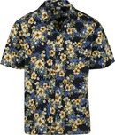 Pattern Resort Shirt Hibiscus, Urban Classics, Camicia Maniche Corte