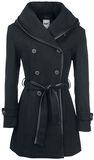 Wool Coat, Black Premium by EMP, Cappotto corto
