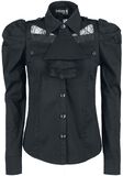 Lace Ladies Shirt, Gothicana by EMP, Camicia Maniche Lunghe