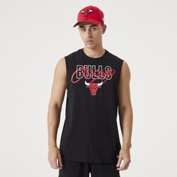 Script sleeveless T-shirt - Chicago Bulls, New Era - NBA, Canotta
