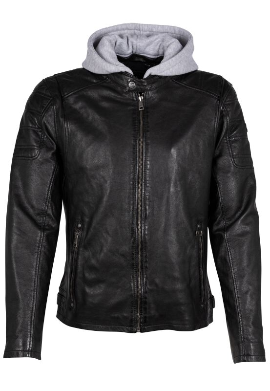 Gipsy GMCOOPA RF - Giacca di pelle - dark taupe/grigio talpa