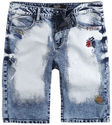 Shorts with Bold Wash, Rock Rebel by EMP, Shorts