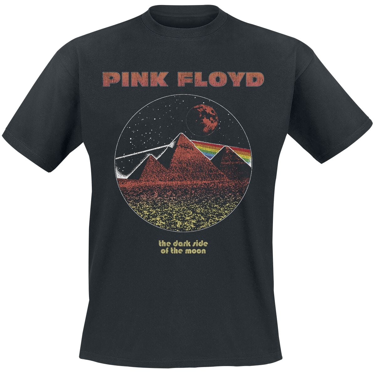 Maglietta Pink Floyd Dark Side Of The Moon – Gildan Softstyle – Taglie Grandi Disponibili