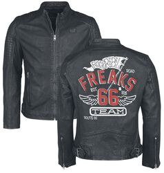 Rock Rebel X Route 66 - Leather Jacket, Rock Rebel by EMP, Giacca di pelle