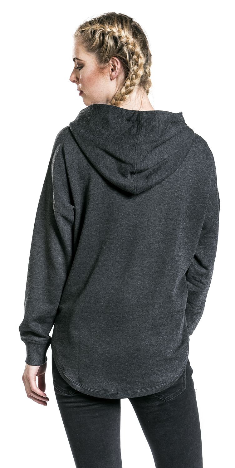 RED By EMP Felpa Con Cappuccio E Collo Alto Per Donna - Rossa, Taglie Comode Fino Alla 4XL - 4