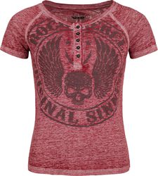 Rock Rebel by EMP Homme T-Shirt Vert avec imprimé XXL dès 30,99 € - sur Rock Rebel by EMP Homme T-Shirt Vert avec imprimé XXL dès 30,99 € - sur