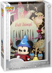 Fantasia Funko POP! Movie Poster - Disney 100 - Sorcerers Apprenrice Mickey wirh Broom Vinyl Figur 07