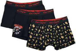 Gothicana X The Crow set of three pairs of boxers, Gothicana by EMP, Boxer
