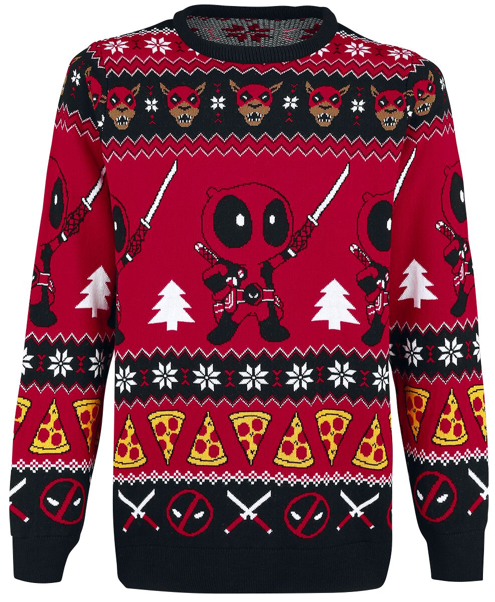 Wish You A Deadpool Christmas | Deadpool Christmas jumper | EMP