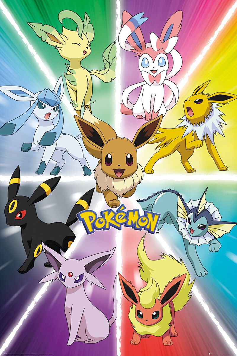 Eevee Evolution | Pokémon Poster | EMP