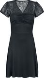Skull Lace Dress, Black Premium by EMP, Abito media lunghezza