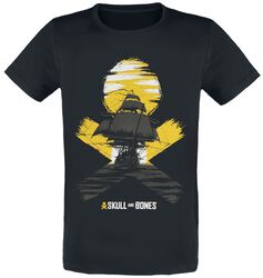 Skull & Bones Crossbones, Skull & Bones, T-Shirt