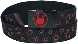 Belt with rock hand logo, EMP Stage Collection, Cintura