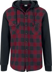 Hooded Checked Flannel, Urban Classics, Camicia in flanella